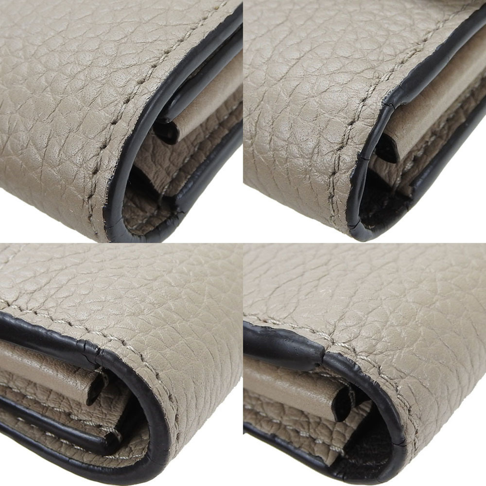 LOUIS VUITTON Cream Leather Wallet - Picture 5 of 7